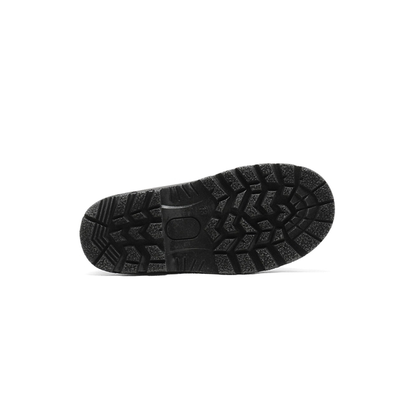 Mid Calf Girls & Boys Waterproof Snow Boots - BLACK ROYAL - 4